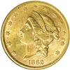1862-S $20 MS61 NGC