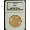 Image 3 : 1862-S $20 MS61 NGC