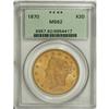 Image 3 : 1870 $20 MS62 PCGS