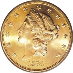 1884-S $20 MS65 PCGS