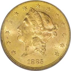 1885-S $20 MS64 PCGS