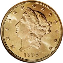 1895-S $20 MS65 NGC