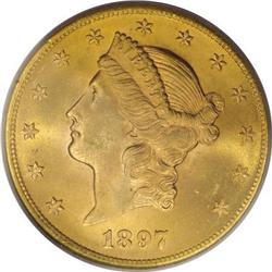 1897 $20 MS65 PCGS