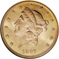 1897-S $20 MS65 NGC