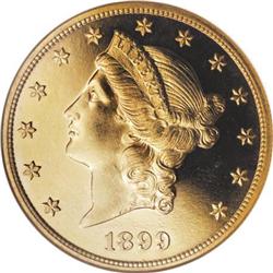 1899 $20 PR63 Deep Cameo NGC