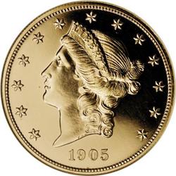 1905 $20 PR63 Cameo NGC