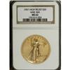 Image 3 : 1907 $20 High Relief, Wire Rim MS62 NGC