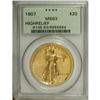 Image 3 : 1907 $20 High Relief, Wire Rim MS63 PCGS