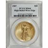 Image 3 : 1907 $20 High Relief, Wire Rim MS64 PCGS