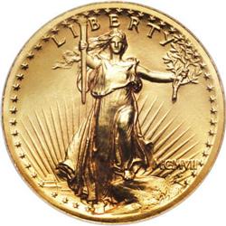 1907 $20 High Relief, Wire Rim MS65 NGC