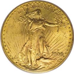 1909-D $20 MS64 PCGS