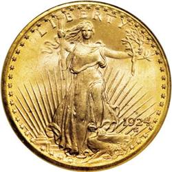 1924-D $20 MS65 NGC