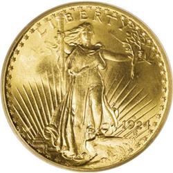 1924-D $20 MS65 PCGS