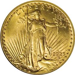 1925-S $20 MS63 NGC