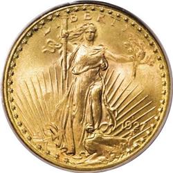 1927-S $20 MS66 PCGS