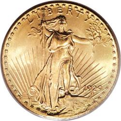 1929 $20 MS65 PCGS