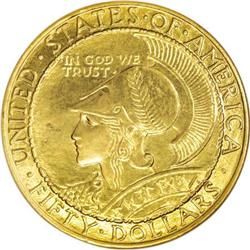 1915-S $50 Panama-Pacific 50 Dollar Round MS63