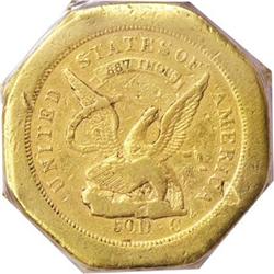 1851 $50 LE Humbert Fifty Dollar, 887 Thous. 50