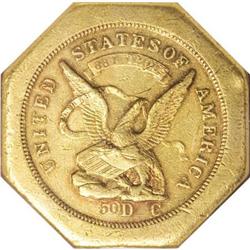 1851 $50 LE Humbert Fifty Dollar, 887 Thous. 50