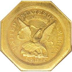 1851 $50 LE Humbert Fifty Dollar, 887 Thous. 50