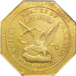 1851 $50 RE Humbert Fifty Dollar, 887 Thous.