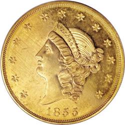 1855 $50 Kellogg & Co. Fifty Dollar PR63 PCGS