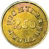 (1837-42) $2 1/2 C. Bechtler Quarter Eagle, 67G.