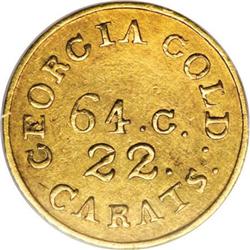 (1837-42) $2 1/2 C. Bechtler Quarter Eagle, 64G.