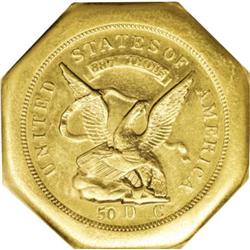 1851 $50 LE Humbert Fifty Dollar, 887 Thous. 50