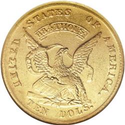 1852 $10 Humbert Ten Dollar MS61 NGC