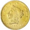 1855 $10 Wass Molitor Ten Dollar AU58 NGC