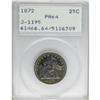 Image 3 : 1872 25C Quarter Dollar, Judd-1195,