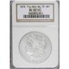 Image 1 : 1878 7TF $1 Reverse of 1878 MS65 Prooflike NGC