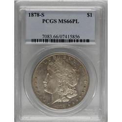 1878-S $1 MS66 Prooflike PCGS