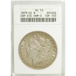 1879-CC $1 Capped Die AU53 ANACS