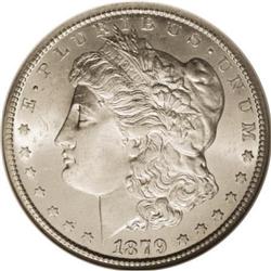 1879-CC $1 Capped Die MS63 NGC