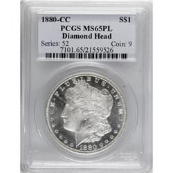 1880-CC $1 MS65 Prooflike PCGS