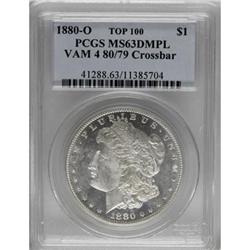 1880-O $1 80/79 MS63 Deep Mirror Prooflike