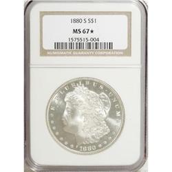 1880-S $1 MS67 « NGC