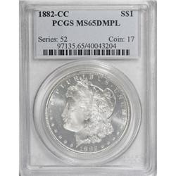 1882-CC $1 MS65 Deep Mirror Prooflike PCGS.