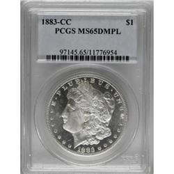 1883-CC $1 MS65 Deep Mirror Prooflike PCGS