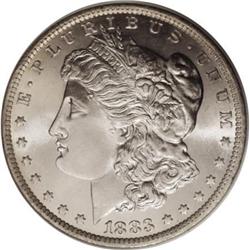 1883-O $1 MS67 NGC