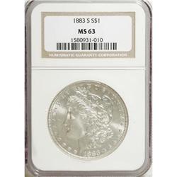 1883-S $1 MS63 NGC