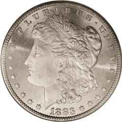 1883-S $1 MS64 NGC