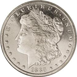 1885-CC $1 MS65 Deep Mirror Prooflike NGC