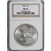 Image 1 : 1886 $1 MS67 NGC