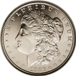 1886 $1 MS66 Deep Mirror Prooflike PCGS