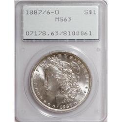 1887/6-O $1 MS63 PCGS