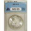 Image 3 : 1891-CC $1 MS65 ANACS