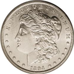 1894 $1 AU53 PCGS
